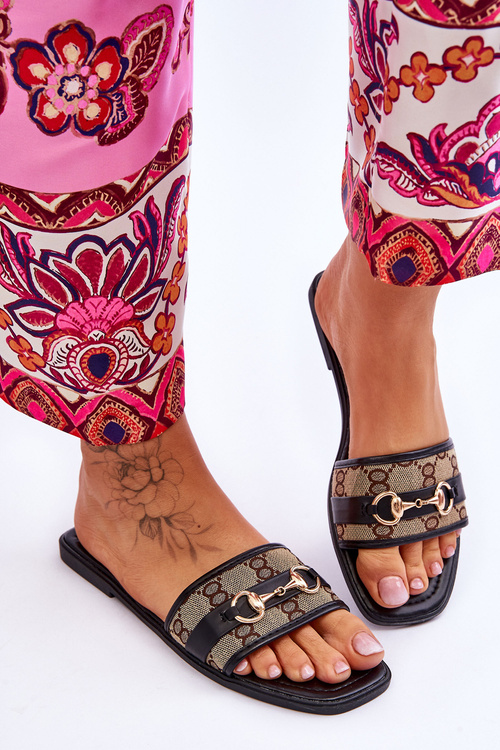 Classic Flat Heels Black Marlene