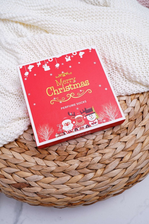 Damskie Skarpetki Pachnące Zestaw 4 Pary Świąteczne COSAS A6