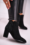Women’s Boots On High Heel Sergio Leone Black BT508