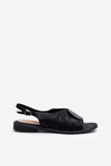 Women's Sandals With Decoration S.Barski KV-2775-49 Black