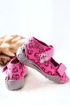 Befado Velcro Cats Sandals 242P103 Pink