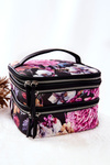 Large Cosmetic Case NOBO Flowers NOBO L0020-CM04 Black