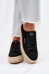 Ladies Sneakers With Braiding Lee Cooper LCW-25-44-3216 Black