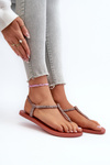 Women's Flip Flops with Brocade 26914 Ipanema Class Brilha Fem Coral