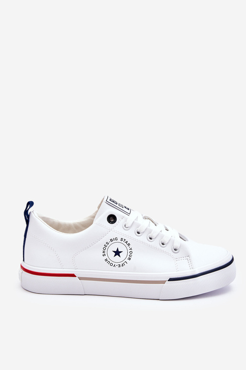 Men's Leather Sneakers Big Star LL174209 White