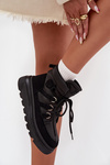 Women's Ankle Boots Platform Black Liorae
