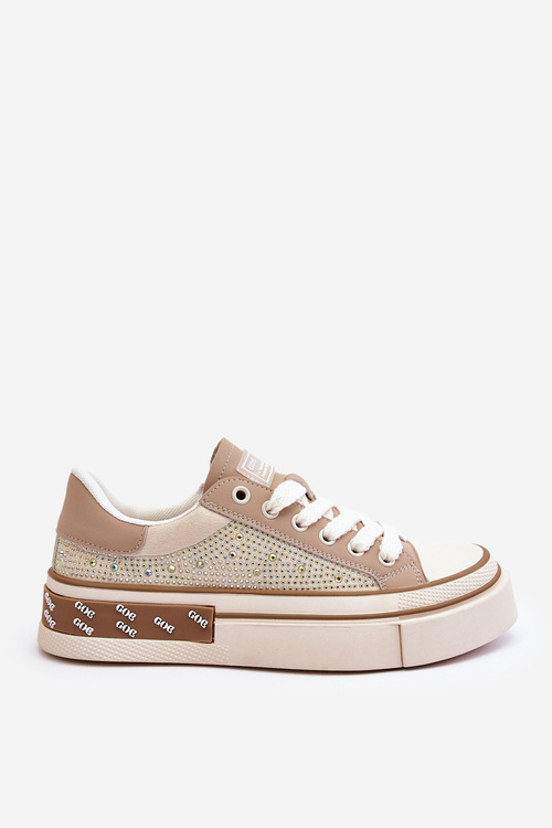 Women's Sneakers With Jets GOE LL2N4055 Beige