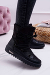 Women's Fleece Warmed Snow Boots Black Fereni