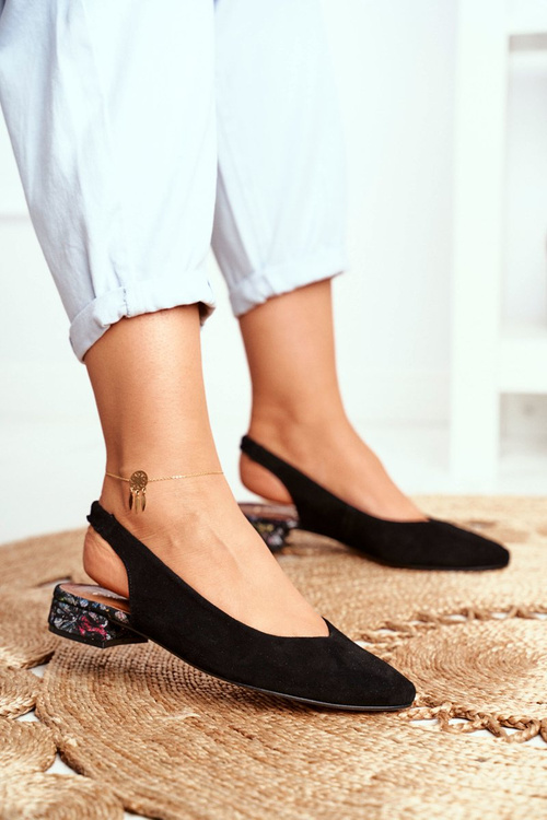 Ballet Shoes Heeled Maciejka Black 04482-01