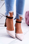 Women's Leopard Stiletto pumps Beige Ferri