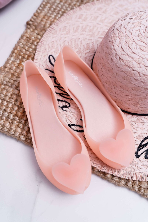 Pink Women's Hearts Opacify Meliski Ballerinas