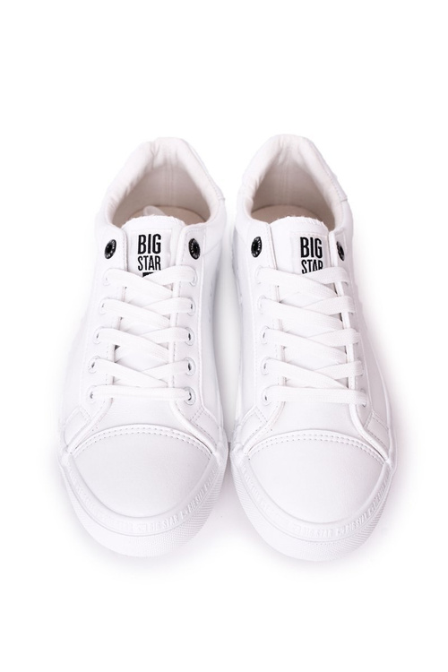 Men's Leather Sneakers Big Star HH174037 White
