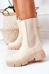 Insulated Chelsea Boots Beige Must Have