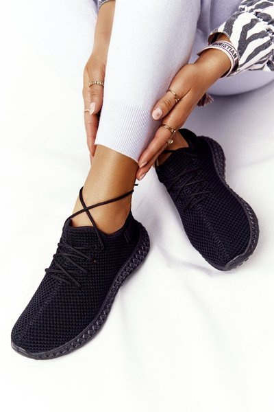Women's Slip-on Sneakers Black Run Away