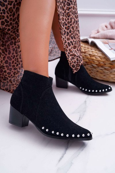 Women's Boots with Rhinestones Black Sobers
