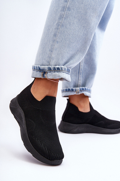 Women's Slip-On Sport Shoes Black Claris
