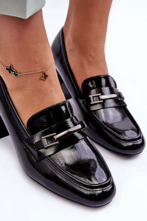 Heeled Sandals with Stiletto Black Idona