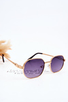 Trendy Sunglasses Ful Vue V160049 Golden-Purple