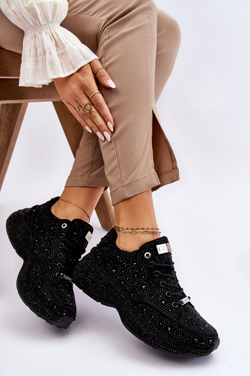 Women's Platform Sneakers GOE JJ2N4058 Black