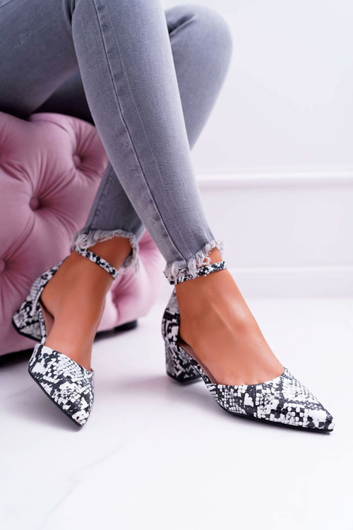 Women's Kehira Snake Leather Stiletto Sandals