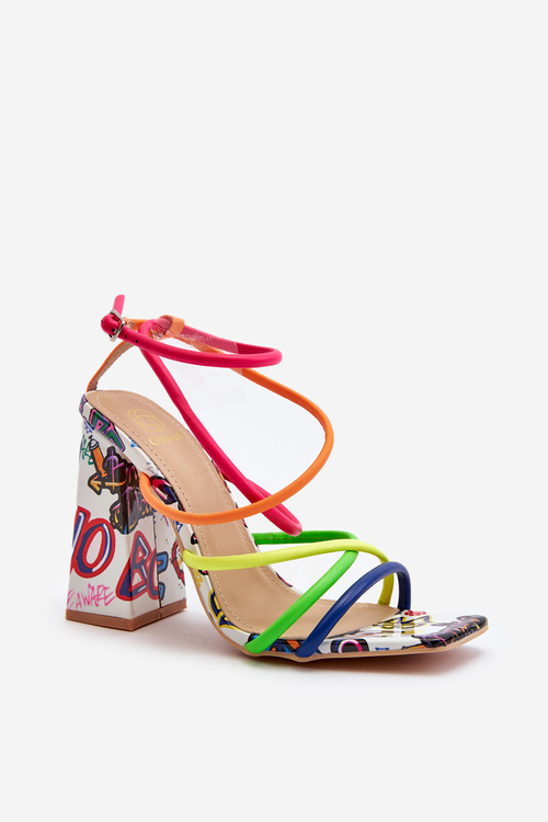 Fashionable High Heel Sandals Multicolour Josette