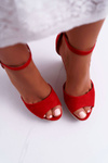 Women's Sandals On Anchor Espadrilles Red Trame