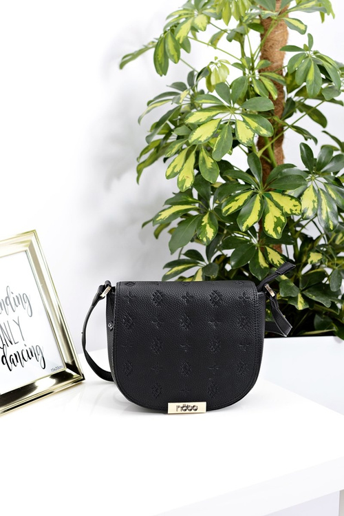 Women's Handbag Black Letter Bag Nobo
