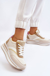 Wedge Sneakers Beige Hermain