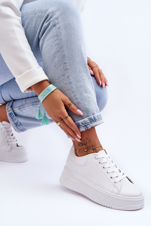 Women's Classic Sports Shoes White Night Trip