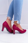 Women's Sergio Leone Fuchsia Suede Orsola pumps