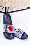 Rubber Slippers Big Star Love DD274A257 Navy
