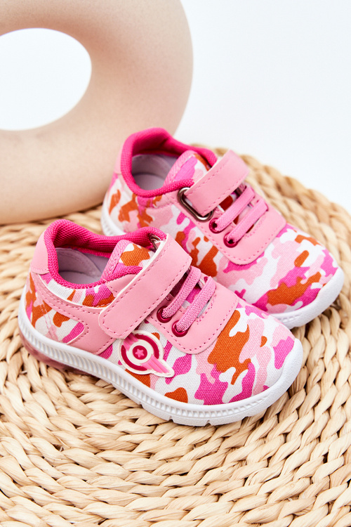 Children's Sport Shoes On Velcro Pink Bethy