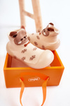 Children's slippers Niechodki Befado 002P037 Beige