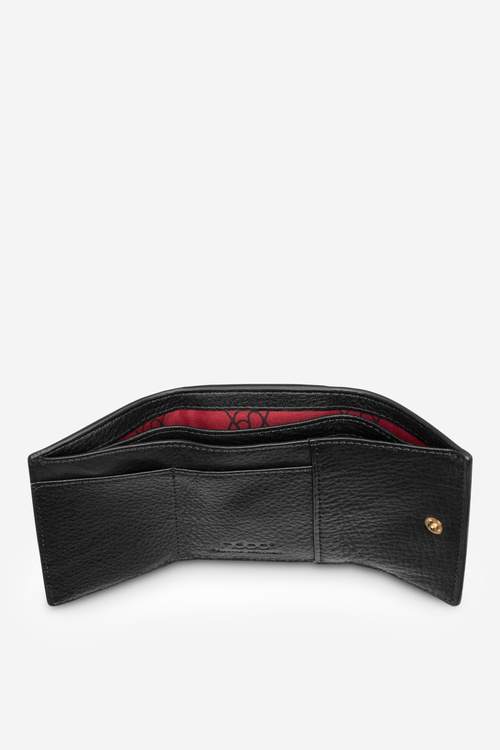 Women's Small Wallet Made of Natural Leather Nobo NPUR-LR110-C020 Black