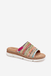 Women's Wedge Sandals With Braiding Multicolor Norozi