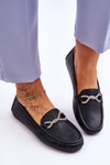 Women's Slip-On Loafers With Glitter Embellishment Black This Moment