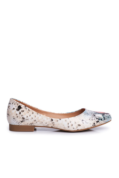 Women's Ballerinas Sergio Leone Red Snake BL611 Nemsis