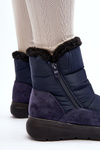 Women's Snow Boots with Fur Navy Primose