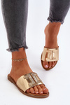 Women's Sandals with Golden Embellishment Ollavia