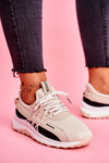 Women’s Sport Shoes Sneakers Beige Pamela