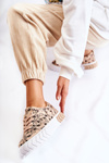 Women's Sneakers Sport Shoes pattern Beige Awersa