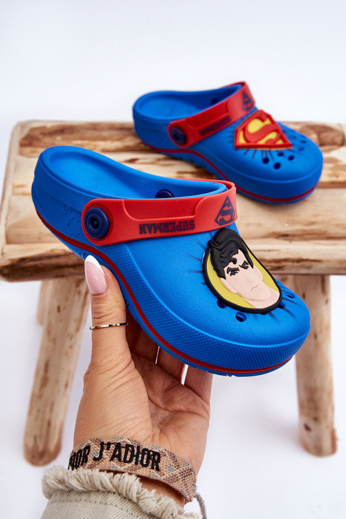 Kroksy Dziecięce Superman Grendene Kids JJ385004 Niebieskie