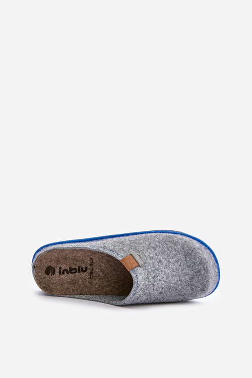 Men's Slippers Home Footwear Light Gray Inblu SI000023