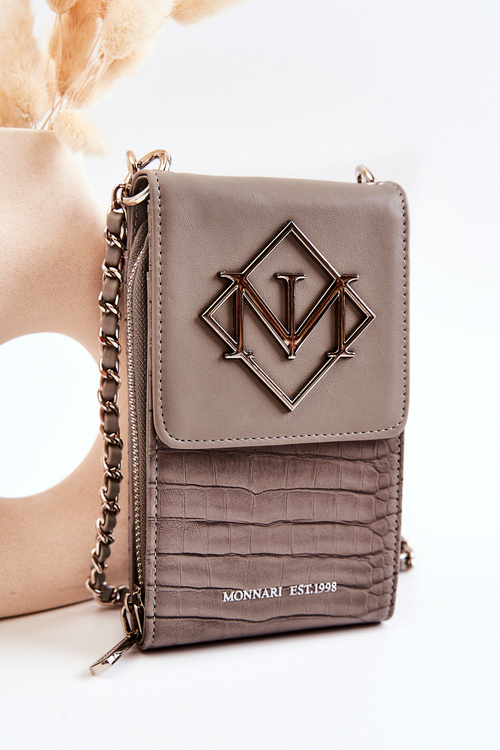 Small Women's Handbag Monnari ETUA020-019 Grey