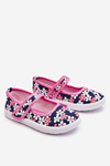 Children's ballerinas in flowers navy blue-pink Noah