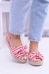 Red Women's Espadrilles Sandals Buni Cocards