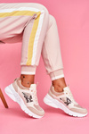 Sporty Women's Shoes Brocade Beige Paloma