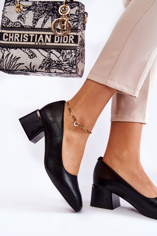 Leather Pumps La.Fi 230034B-QN Black