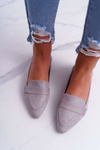 Women's Ballerina Suede Lords Grey Gretar