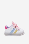 Sports Shoes Kids Sneakers With Light Up Sole White-Pink Arielle
